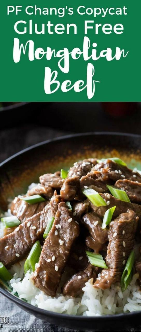 Gluten Free Mongolian Beef recipe you can make at home in ten minutes