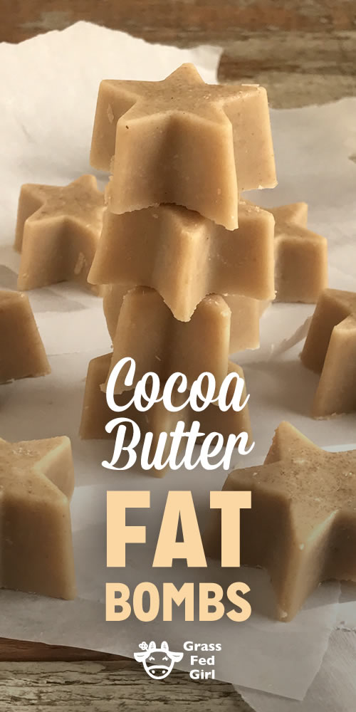 Keto Cocoa Butter Fat Bombs recipe